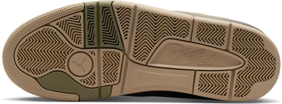 Jordan Flight Sneakers Heren Olijf Mesh Synthetisch - Foto 4