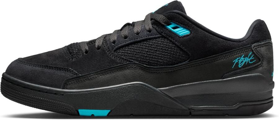 Jordan Flight Sneakers Heren Zwart Mesh Synthetisch