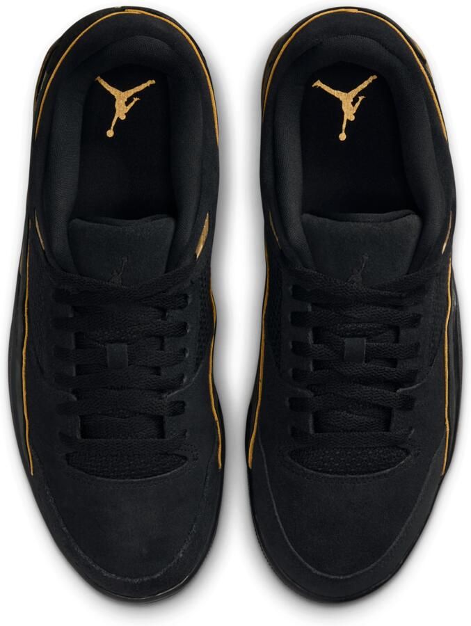 Jordan Flight Sneakers Heren Zwart Mesh Synthetisch