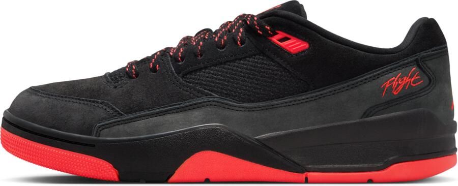 Jordan Flight Sneakers Heren Zwart Mesh Synthetisch