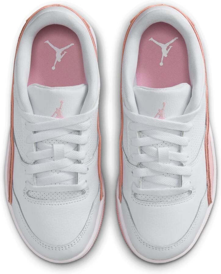 Jordan Flight Kindersneakers Wit Mesh Synthetisch