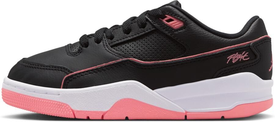 Jordan Flight Kindersneakers Zwart Mesh Synthetisch