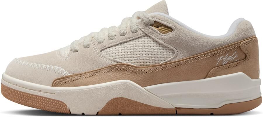 Jordan Flight Sneakers Dames Bruin Mesh Synthetisch - Foto 2