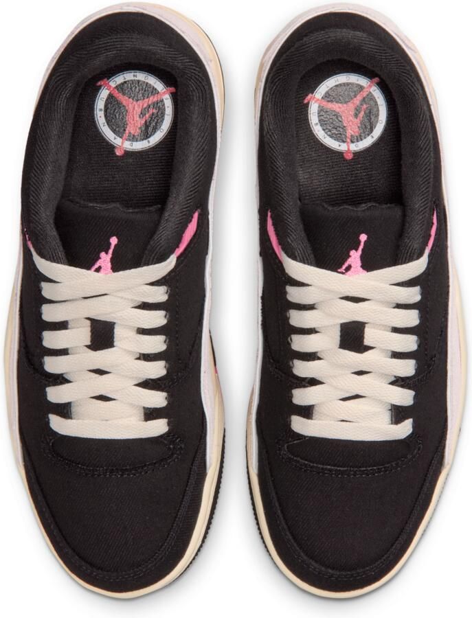 Jordan Flight Sneakers Dames Zwart Mesh Synthetisch - Foto 2