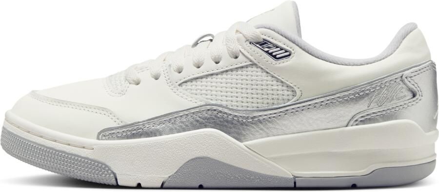Jordan Flight Sneakers Dames Wit Mesh Synthetisch