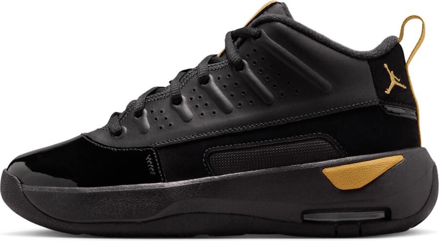 Jordan Max Aura Kindersneakers Zwart Mesh Synthetisch