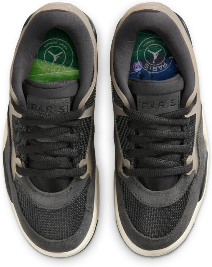 Jordan Paris Saint-Germain x Air 4 RM kinderschoenen Zwart