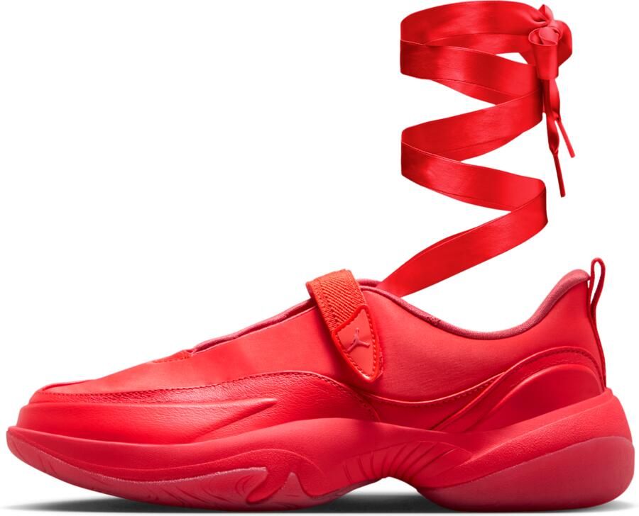 Jordan Pointe Sneakers Dames Rood Mesh Synthetisch