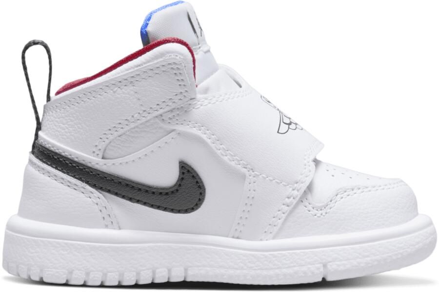 Jordan Sky 1 (Td) White Black-Gym Red-University Blue Basketballshoes Peuter BQ7196-164 - Foto 3