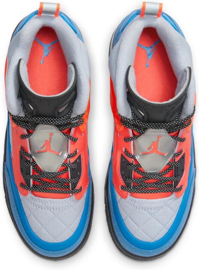 Jordan Spizike Kindersneakers Grijs Mesh Synthetisch