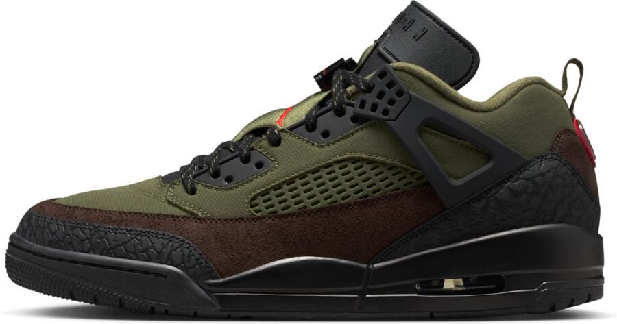 Jordan Spizike Sneakers Heren Olijf Leer