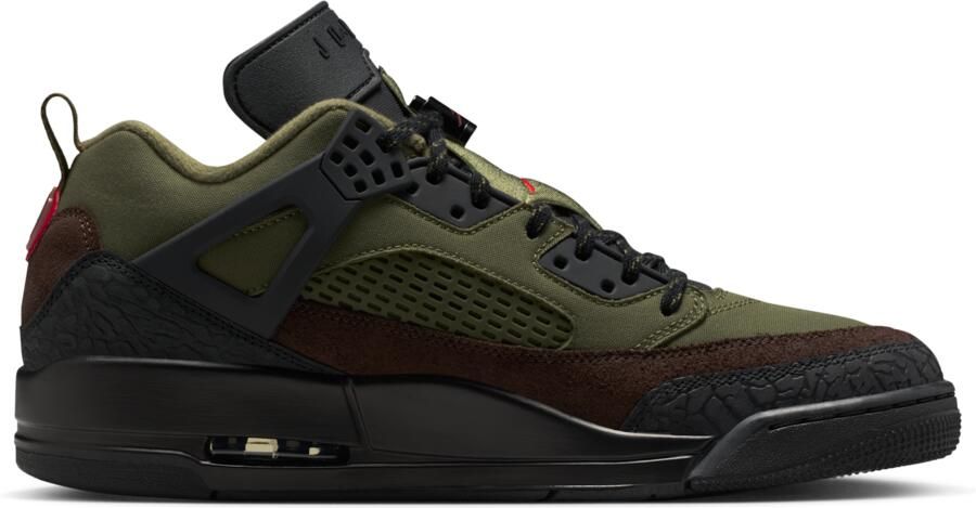 Jordan Spizike Sneakers Heren Olijf Leer - Foto 3