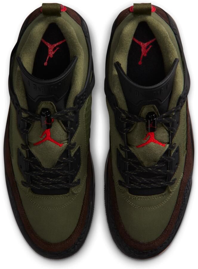 Jordan Spizike Sneakers Heren Olijf Leer - Foto 2