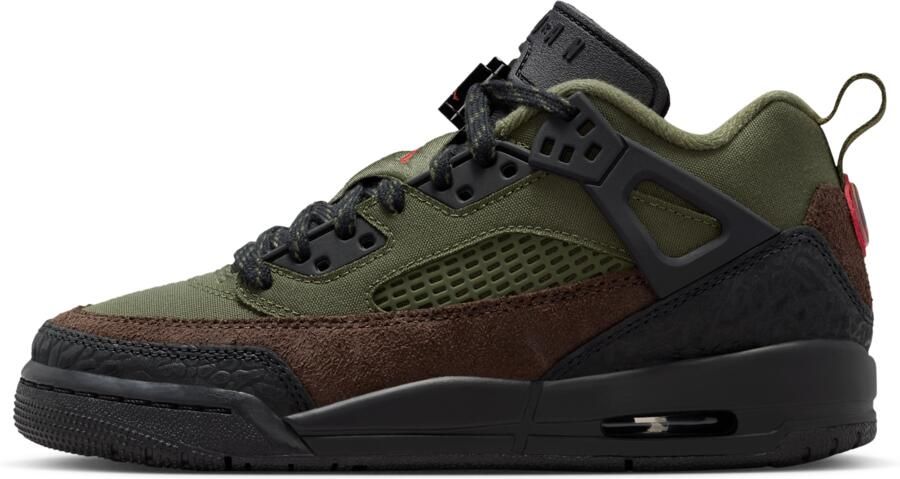 Jordan Spizike Kindersneakers Olijf Leer - Foto 2