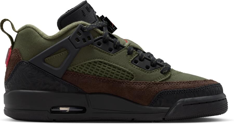 Jordan Spizike Kindersneakers Olijf Leer