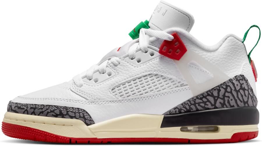 Jordan Spizike Kindersneakers Wit Leer - Foto 4