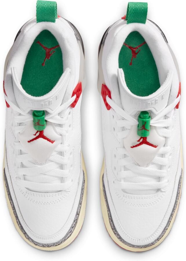 Jordan Spizike Kindersneakers Wit Leer