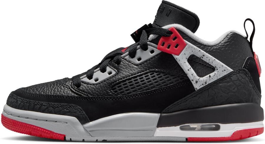 Jordan Spizike Kindersneakers Zwart Leer