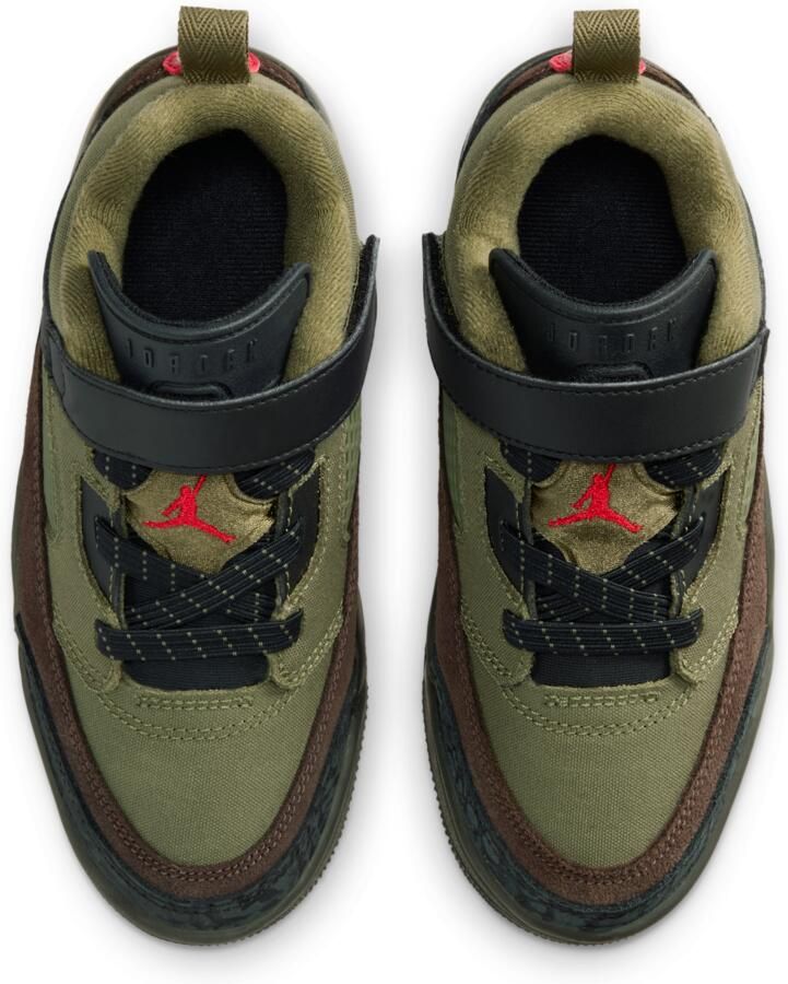 Jordan Spizike Peuterschoenen Olijf Leer