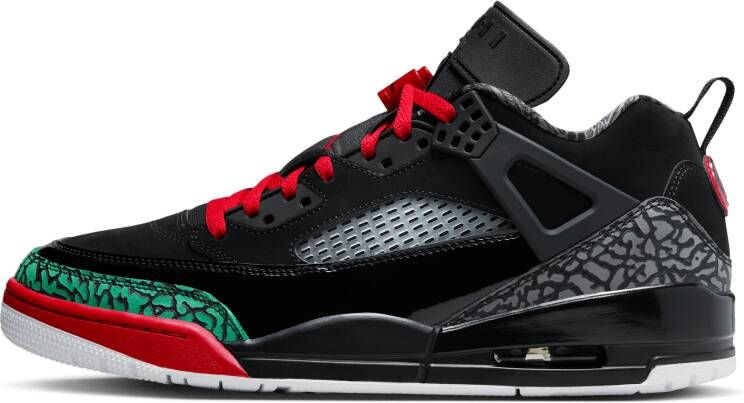 Jordan Spizike Low Heren Schoenen Zwart Maat: 40.5 Leer Foot Locker