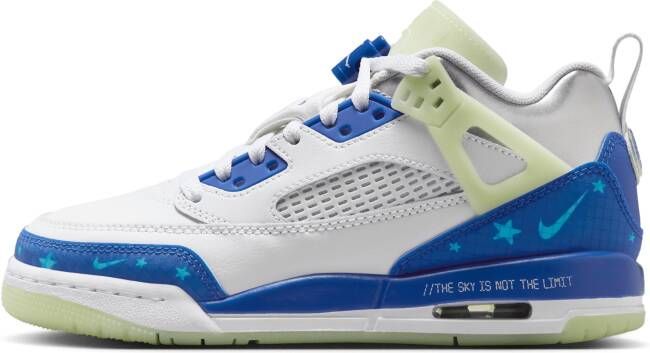 Jordan Spizike Low Sneaker School kinderschoenen Wit