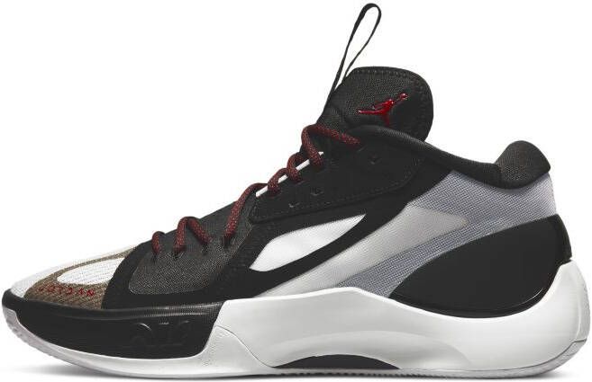 Jordan Air Zoom Separate Black White Sky Grey Gym Red Heren