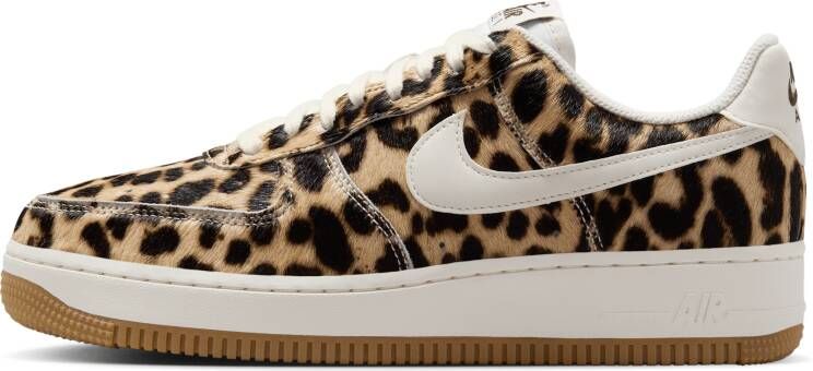 Nike Air Force Sneakers Dames Bruin Leer
