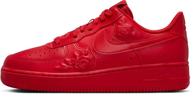 Nike Air Force Dames Schoenen Rood Maat: 36.5 Leer Foot Locker