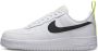 Nike Lage Sneakers Air Force 1 '07 White Neon Blanc - Thumbnail 2