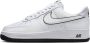 Nike Air Force 1 Wit Zwart Sneakers White Heren - Thumbnail 1