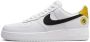 Nike Air Force 1 '07 Lv8 White Black Dark Sulfur Opti Yellow Schoenmaat 39 Sneakers DM0118 100 - Thumbnail 3