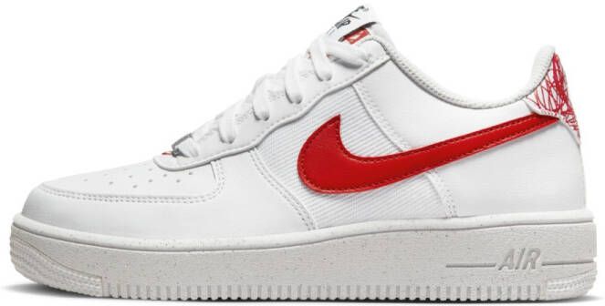Nike Air Force 1 Creater NN Kinder Sneakers Wit Rood Grijs - Foto 3