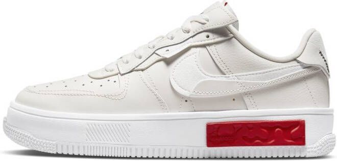 Nike Air Force 1 Fontanka Damesschoenen Phantom White University Red Phantom Dames