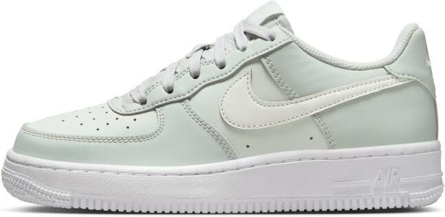 Nike Air Force Unisex Schoenen Zilver Maat: 35.5 Mesh Synthetisch Foot Locker