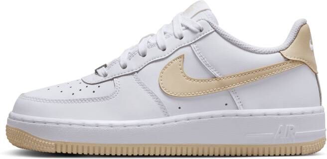 Nike Air Force Unisex Schoenen Wit Maat: 36.5 Leer Foot Locker