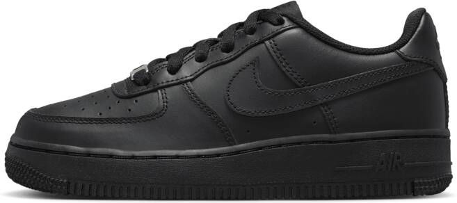 Nike Air Force Unisex Schoenen Zwart Maat: 36.5 Leer Foot Locker - Foto 1