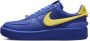 Nike Blauwe Leren Sneakers AIR Force 1 LOW SP Blue Heren - Thumbnail 1