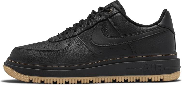 Nike Air Force 1 Luxe Basketball Schoenen black black bucktan gum yellow maat: 43 beschikbare maaten:41 42.5 43 45