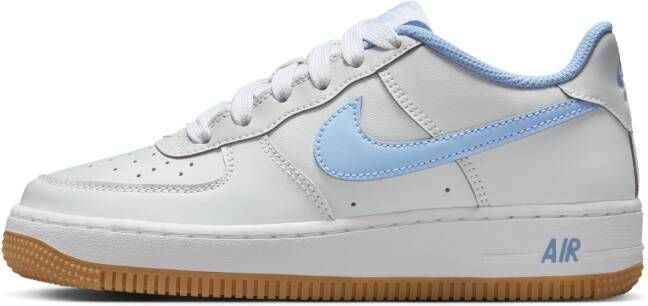 Nike Air Force Unisex Schoenen Grijs Maat: 35.5 Mesh Synthetisch Foot Locker