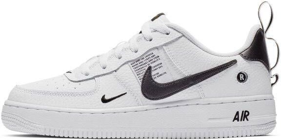 Nike Air Force 1 Utility Low Junior White Black Tour Yellow White Kind - Foto 4