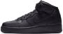 Nike Air Force 1 Mid 07 Triple Black Heren Sneakers Schoenen Zwart CW2289 - Thumbnail 2