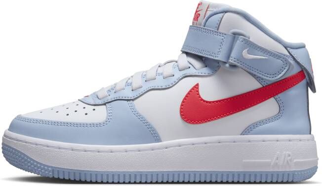 Nike Air Force 1 Mid EasyOn kinderschoenen Blauw