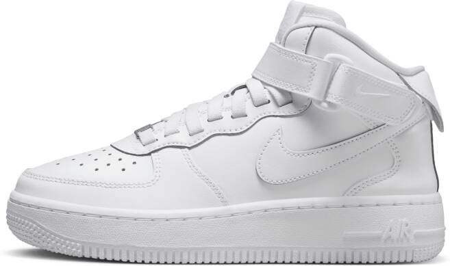 Nike Air Force 1 Mid EasyOn kinderschoenen Wit