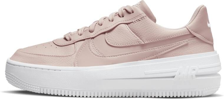 Nike Air Force 1 PLT.AF.ORM sneakers oudroze roze wit - Foto 2