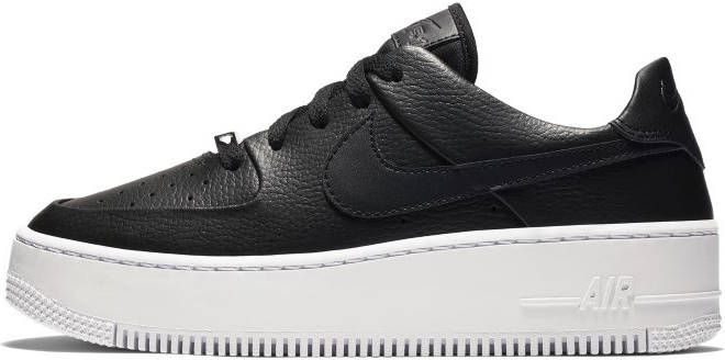 Nike Air Force 1 Sage Dames Schoenen Black Leer - Foto 1