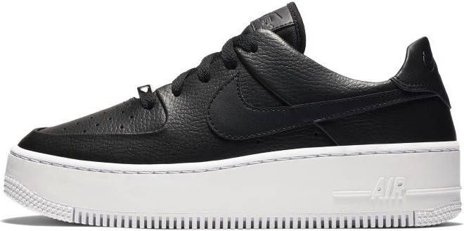 Nike Air Force 1 Sage Dames Schoenen Black Leer Foot Locker - Foto 1