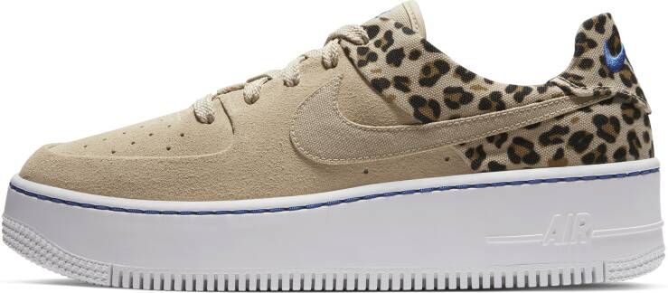 Nike Air Force 1 Sage Low Premium Animal Damesschoen Bruin