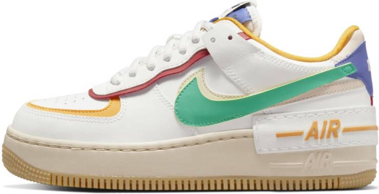 Nike W Air Force 1 Shadow Summit White Neptune Green Yellow Ochre Schoenmaat 36 1 2 Sneakers CI0919 118