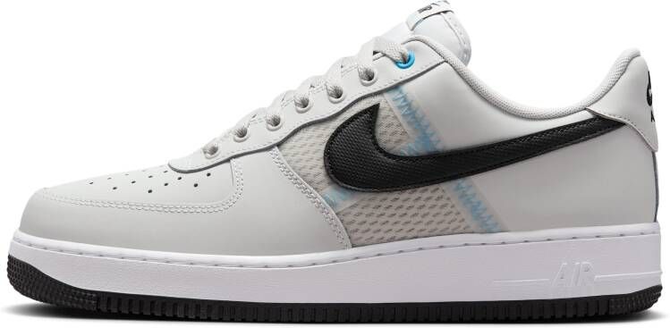 Nike Air Force Heren Schoenen Blauw Maat: 45.5 Leer Foot Locker