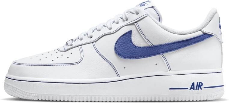 Nike Air Force Heren Schoenen Wit Maat: 40.5 Leer Foot Locker